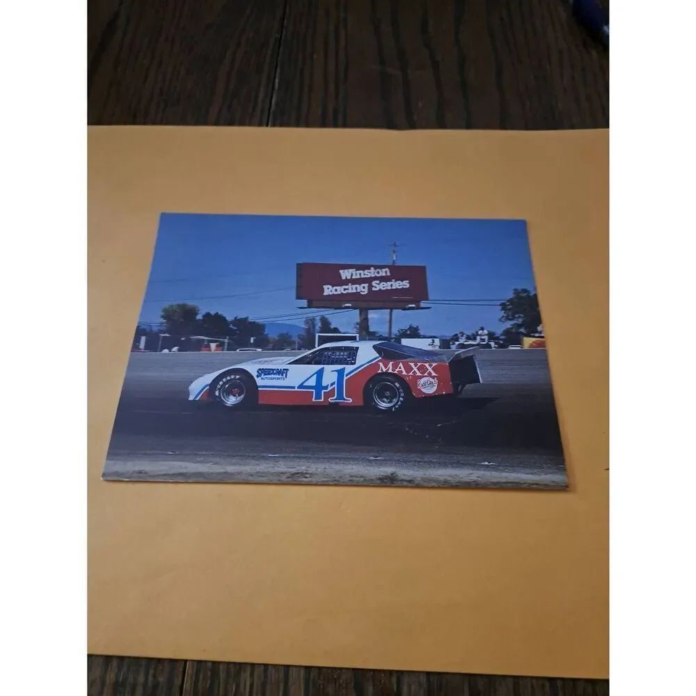 Vintage 1990 NASCAR Sheri Bown Driver Card #41 Speedcraft Auto Max 5x7 Camaro